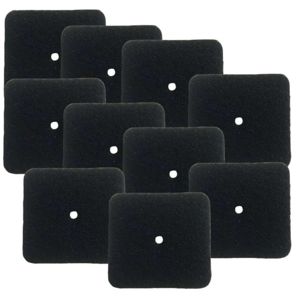 Qzbhct 10 Pack Activated Charcoal Filters Box Replacment Charcoal Filter Mat Compatible with Catit Hooded Litter Box