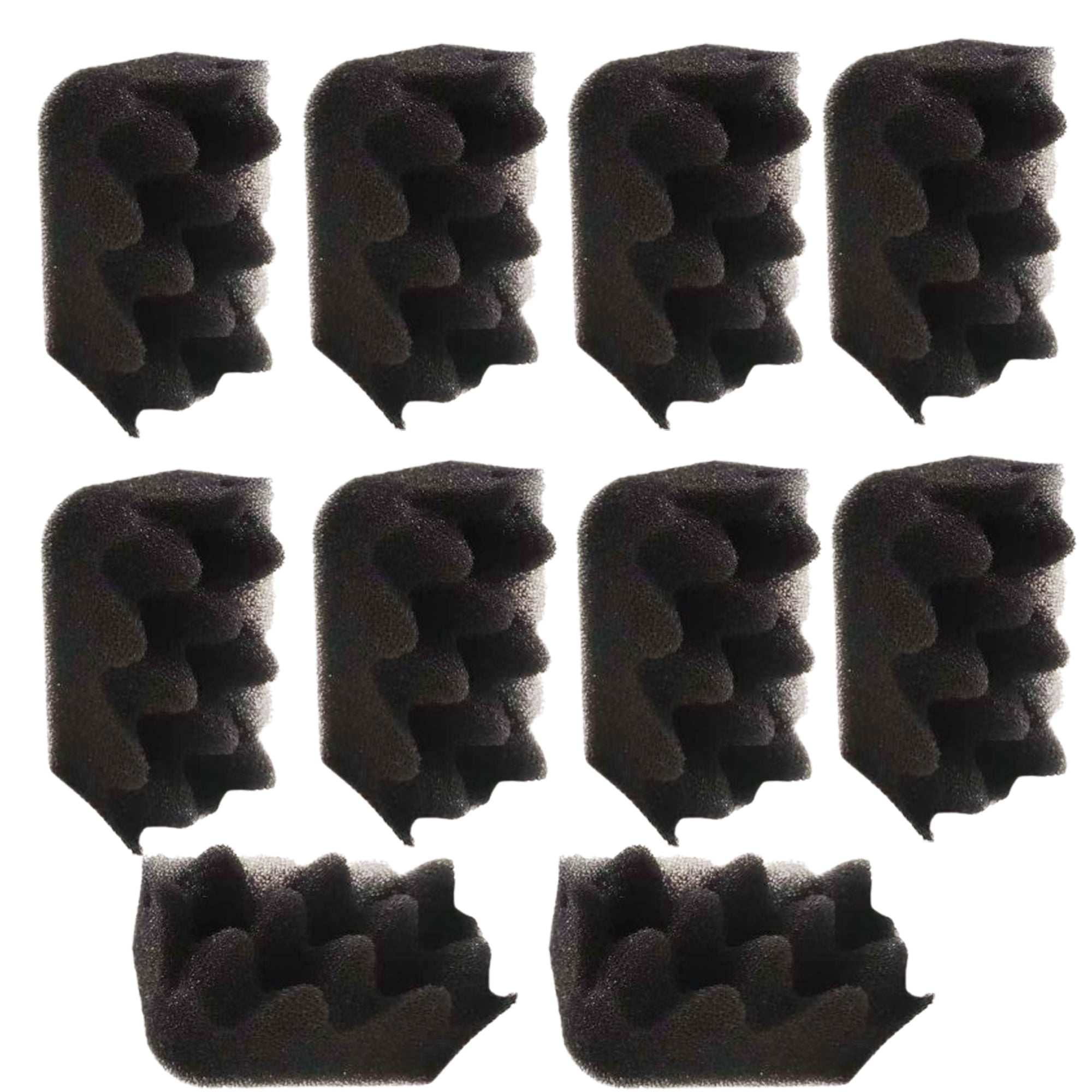 Qzbhct 10 Pcs Aquarium Bio Sponge Filter Pads for Hagen Fluval 304, 305, 306, 404, 405, 406 (A-237) Canister Filtration Systems