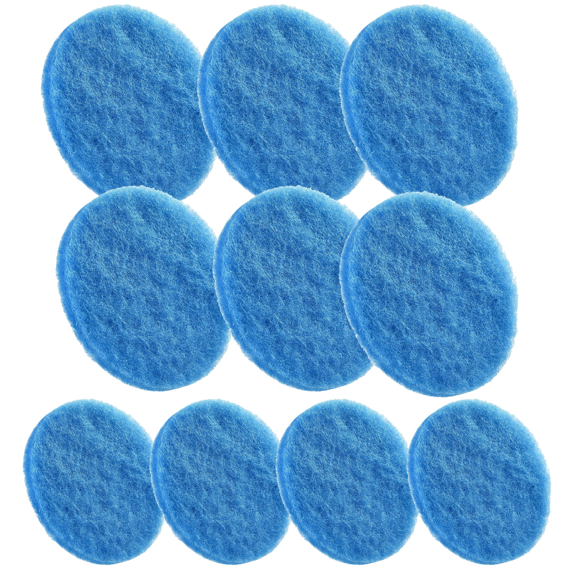Qzbhct 10 Pcs Blue Fine Filter Pad for Fluval Fx4 FX5 FX6 Canister Filter Aquarium Filter Sponge Replacement
