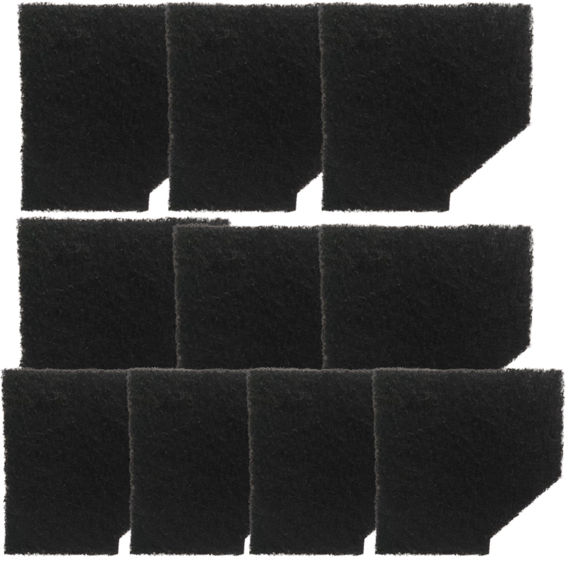 Qzbhct 10 Pcs Medium Fish Tank Filter Cartridge for Aqueon QuietFlow Internal Power filters with SmartClean Technology 20G 30 Gallon Aquarium Pad Replacement