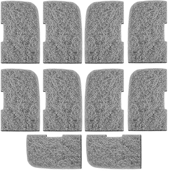 Qzbhct 10 Pcs Nitrite Remover Pad for Fluval 306 307 406 407 Canister Filter Aquarium Filter Sponge Replacement