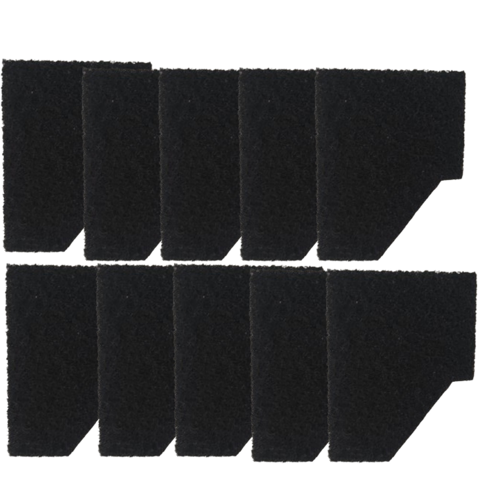 Qzbhct 10 Pcs Small Fish Tank Filter Cartridge for Aqueon QuietFlow Internal Power filters with SmartClean Technology 15 Gallon Aquarium Pad Replacement