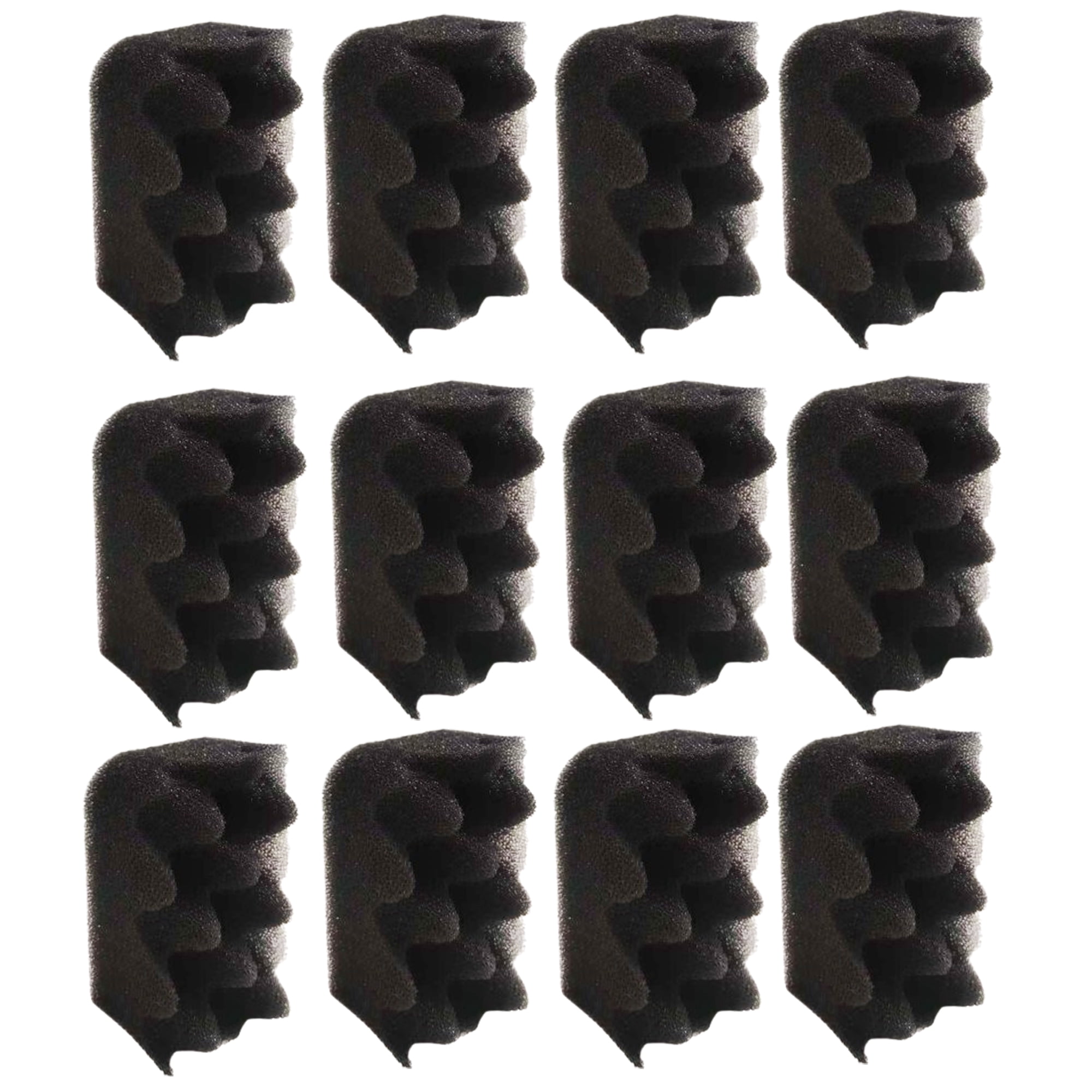 Qzbhct 12 Pcs Aquarium Bio Sponge Filter Pads for Hagen Fluval 304, 305, 306, 404, 405, 406 (A-237) Canister Filtration Systems