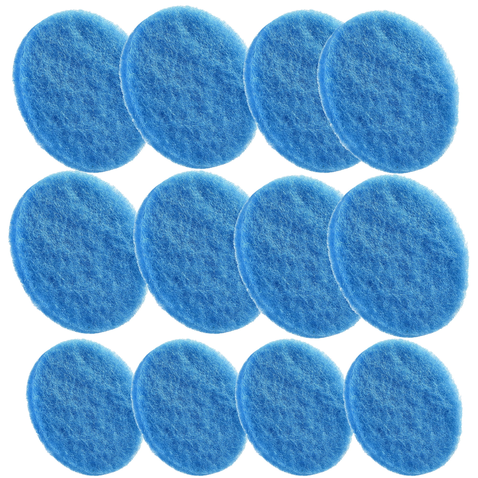 Qzbhct 12 Pcs Blue Fine Filter Pad for Fluval Fx4 FX5 FX6 Canister Filter Aquarium Filter Sponge Replacement
