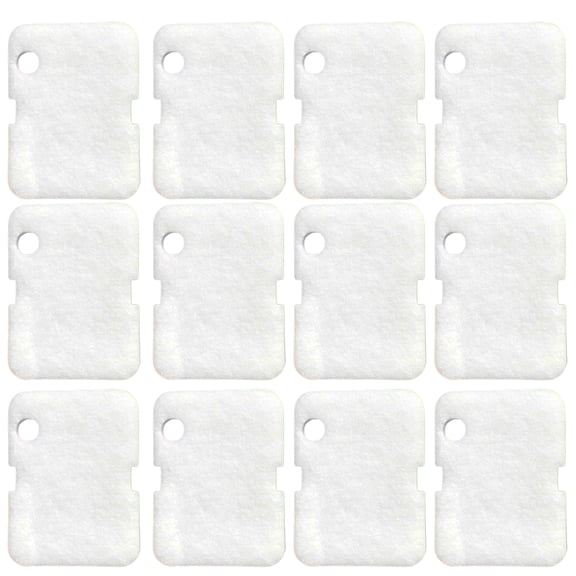 Qzbhct 12 Pcs Foam Filter Pads Compatible with Cascade 700/1000 CCF2UL/CCF3UL Generic Canister Filter Aquarium Floss Sponge Replacement