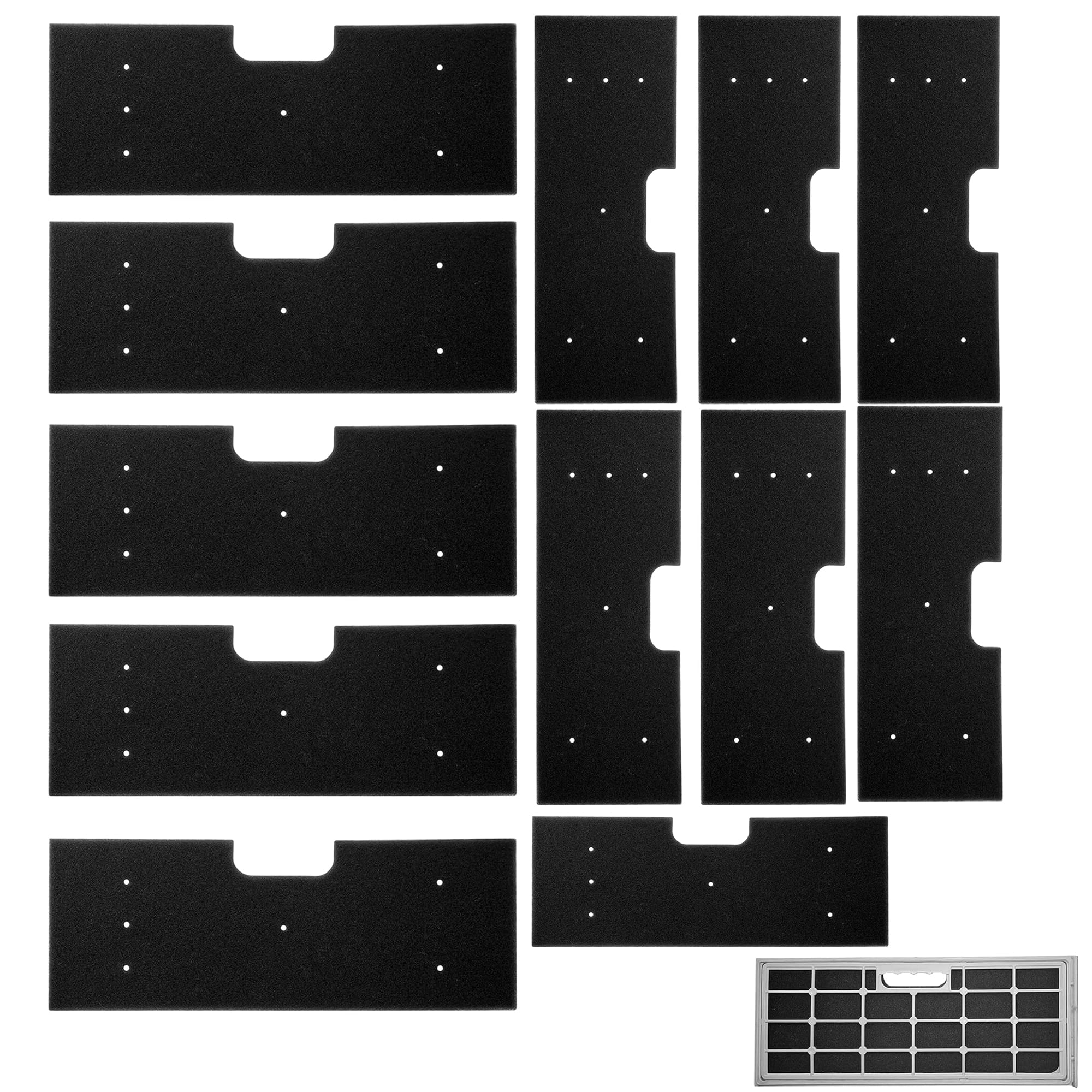 Qzbhct 12 Pcs WH01X35719 Lint Filter for GE Profile Washer and Dryer Combo Foam Filter PFQ97HSPVDS Replacement