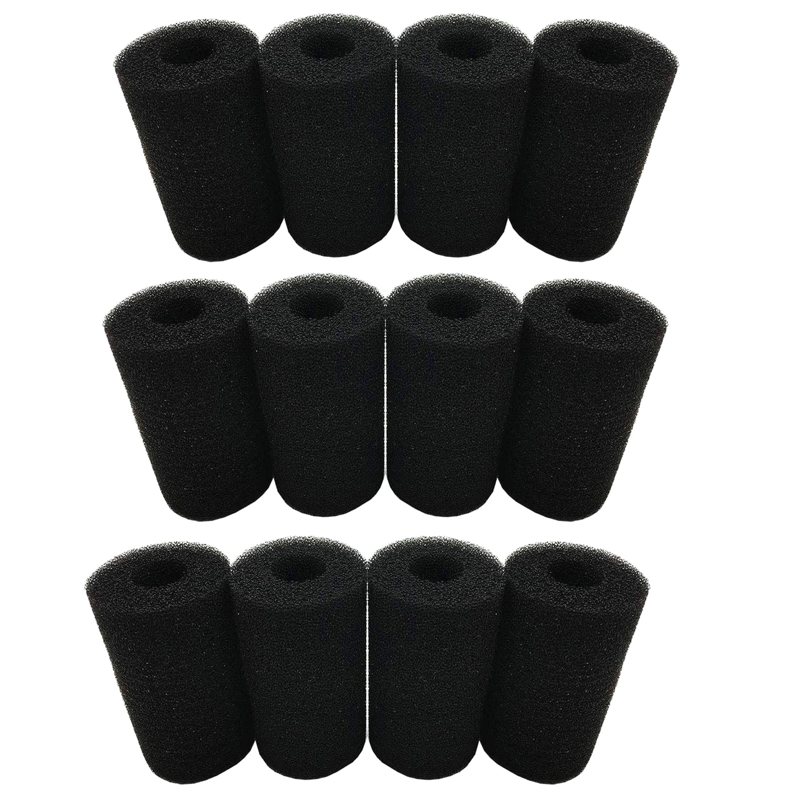 Qzbhct 12PCS Pre-Filter Foam Sponge Roll Aquarium Filter Intake Cover for Aquarium Fish Tank (Small)