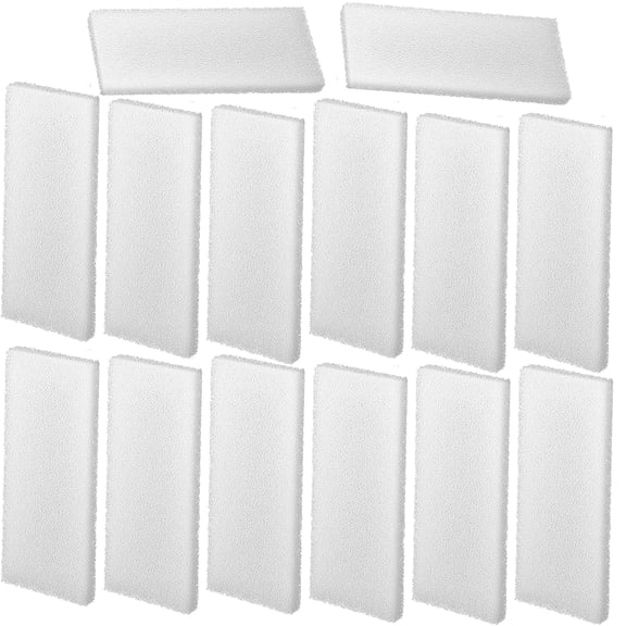 Qzbhct 14 Pcs Foam Filter Pads Compatible with Fluval U3 Canister Filter Aquarium Bio Sponge Replacement