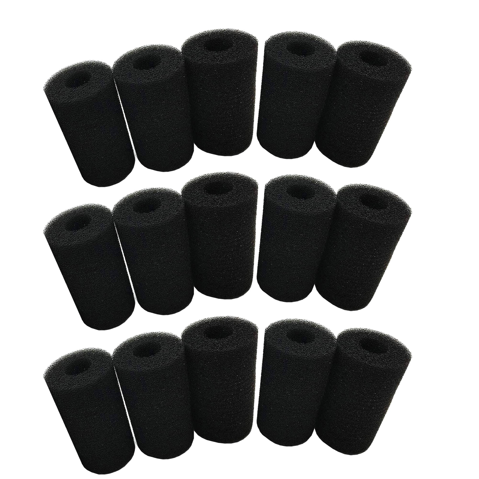 Qzbhct 15PCS Pre-Filter Foam Sponge Roll Aquarium Filter Intake Cover for Aquarium Fish Tank (Small)