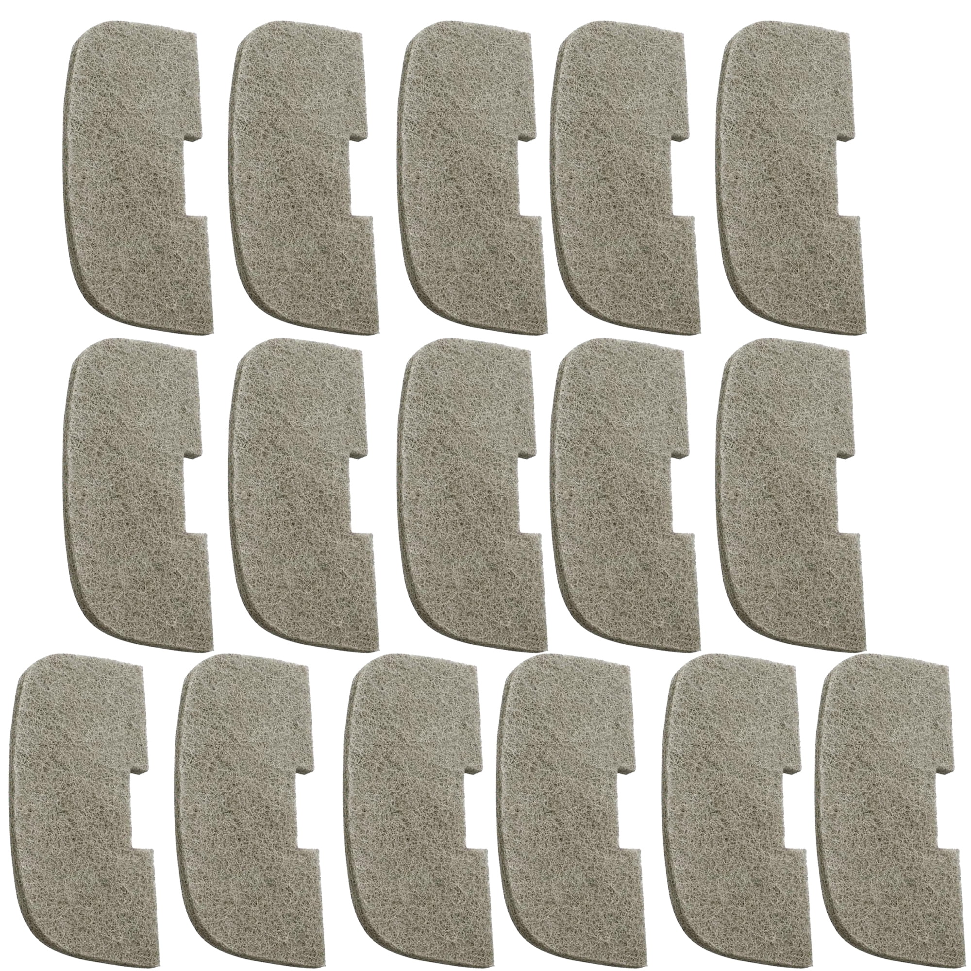 Qzbhct 16 Pcs Ammonia Remover Pad for Fluval 106 107 206 207 Canister Filter Aquarium Filter Sponge Replacement