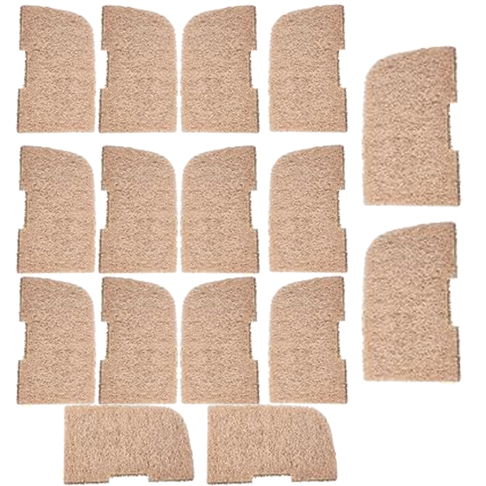 Qzbhct 16 Pcs Ammonia Remover Pad for Fluval 306 307 406 407 Canister Filter Aquarium Filter Sponge Replacement
