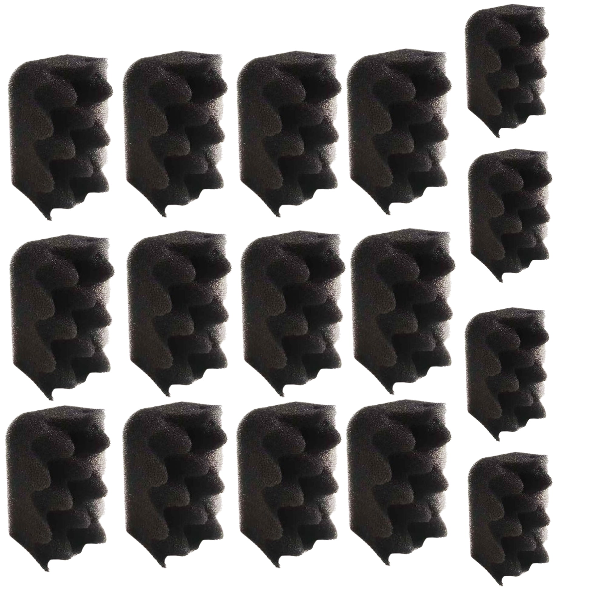 Qzbhct 16 Pcs Bio-Foam Pads for Fluval 304 305 306 404 405 406 Canister Filter Aquarium Filter Sponge Replacement