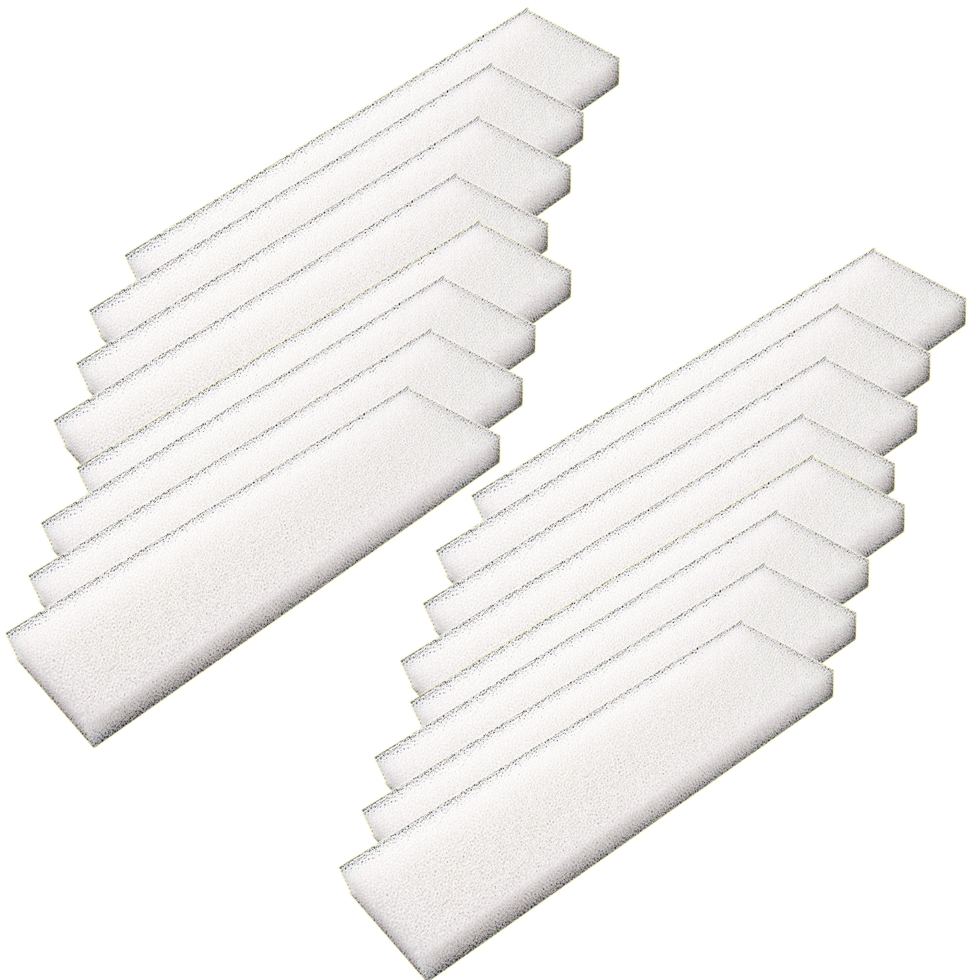Qzbhct 16 Pcs Foam Filter Pads for Fluval 404 405 406 407 Canister Filter Aquarium Bio Sponge