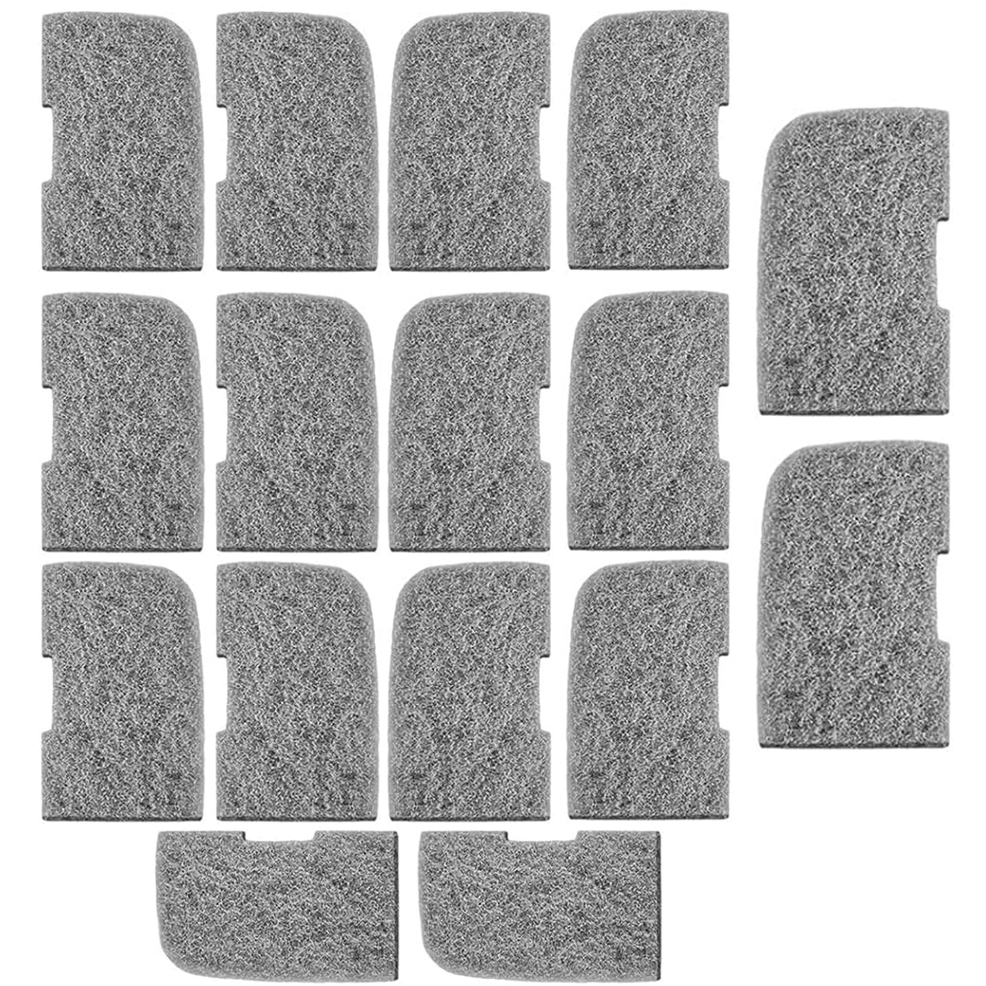 Qzbhct 16 Pcs Nitrite Remover Pad for Fluval 306 307 406 407 Canister Filter Aquarium Filter Sponge Replacement