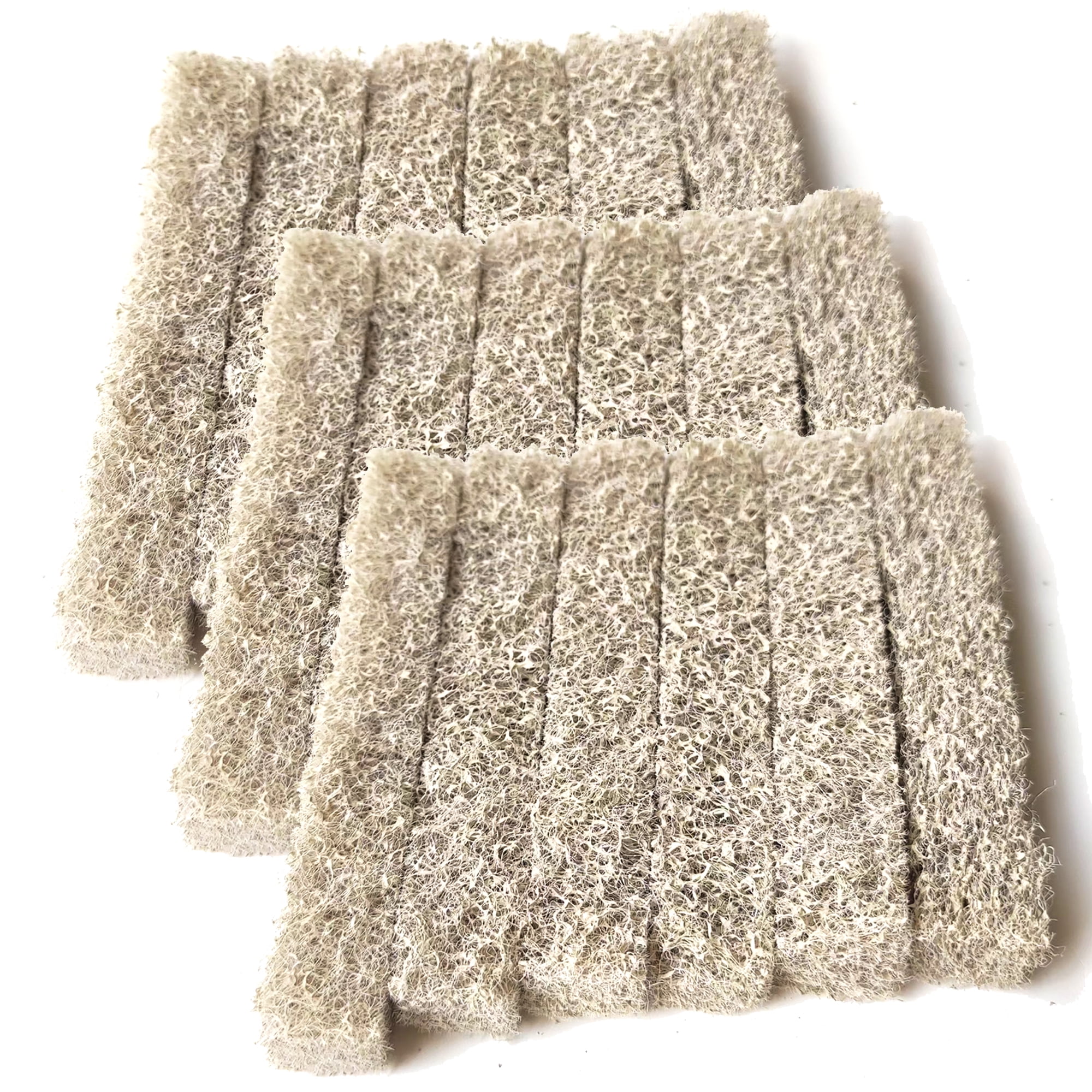Qzbhct 18 Pack Ammonia Reducer Filter Pads for Aqueon Quietflow LED Pro Model 30 and 50, Fish Tank Replacement Filter Pads for Aquarium Water Filtration