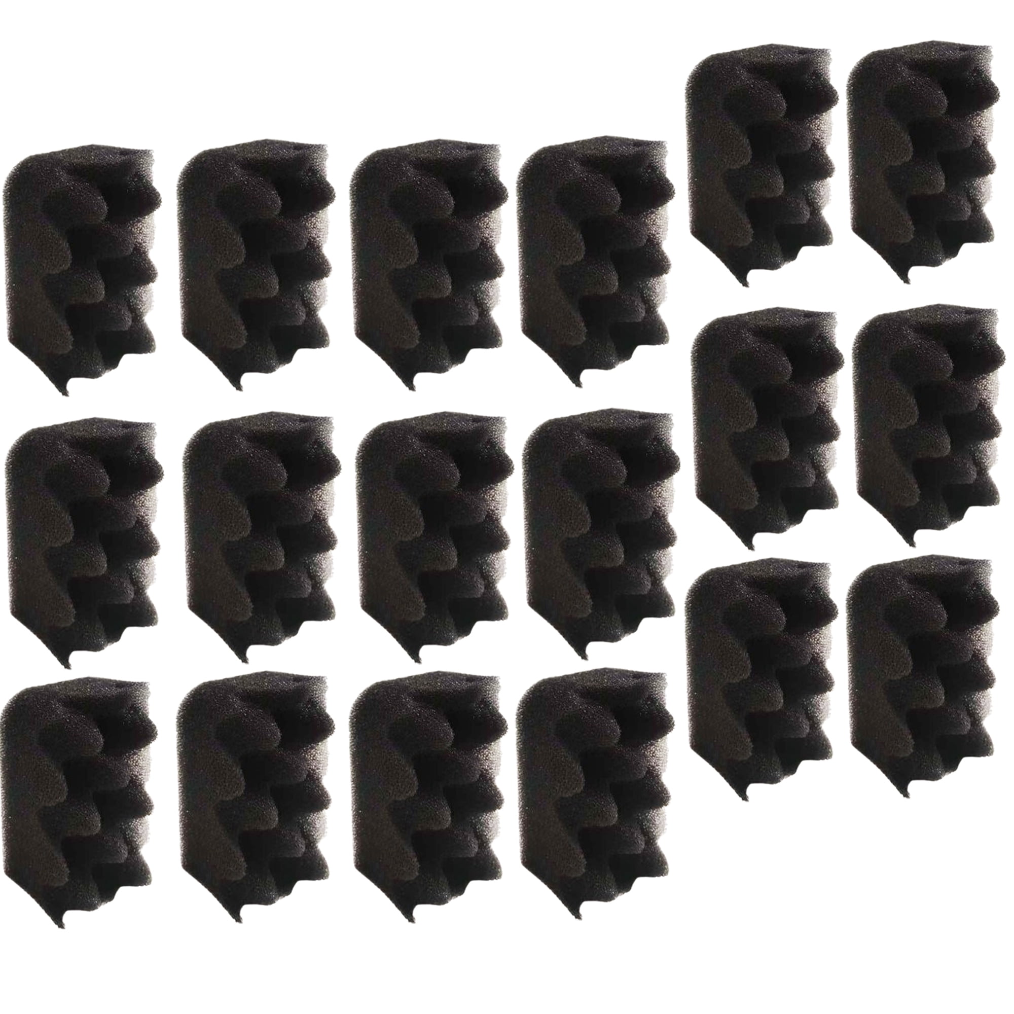 Qzbhct 18 Pcs Bio-Foam Pads for Fluval 304 305 306 404 405 406 Canister Filter Aquarium Filter Sponge Replacement