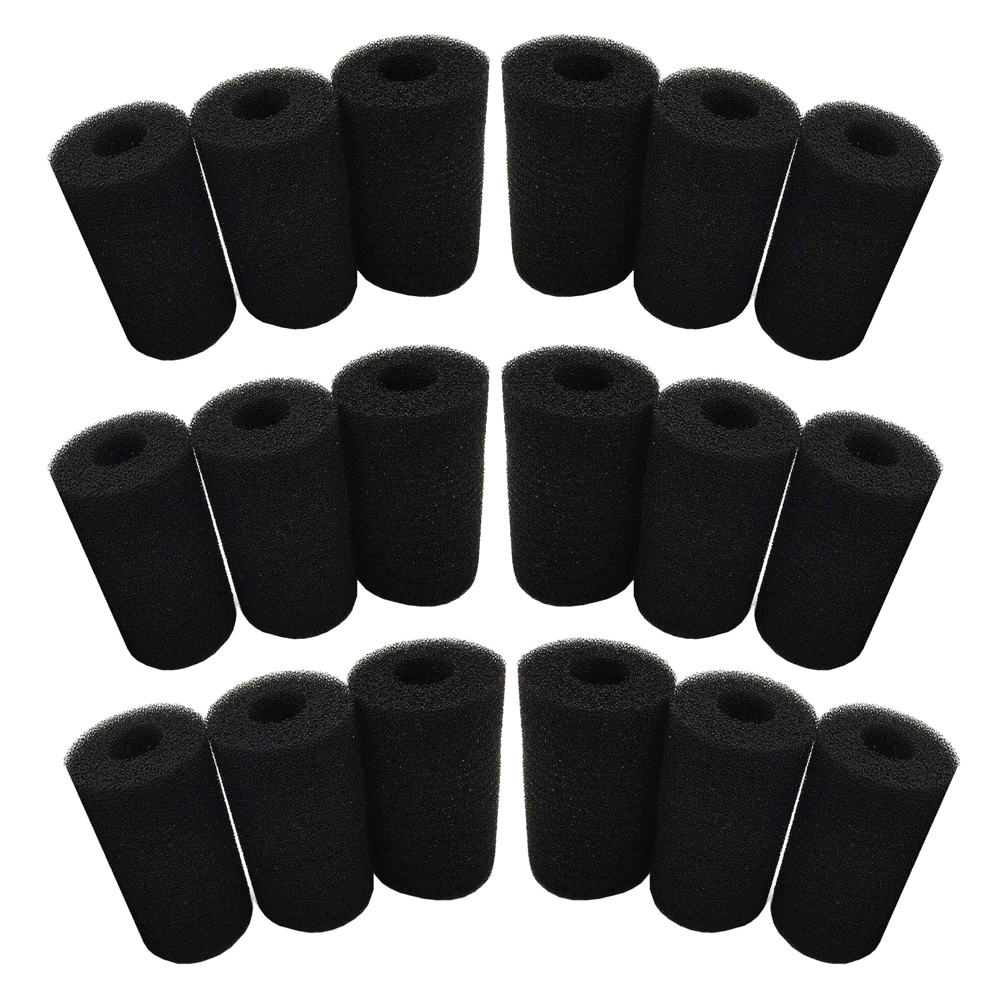 Qzbhct 18PCS Pre-Filter Foam Sponge Roll Aquarium Filter Intake Cover for Aquarium Fish Tank (Small)