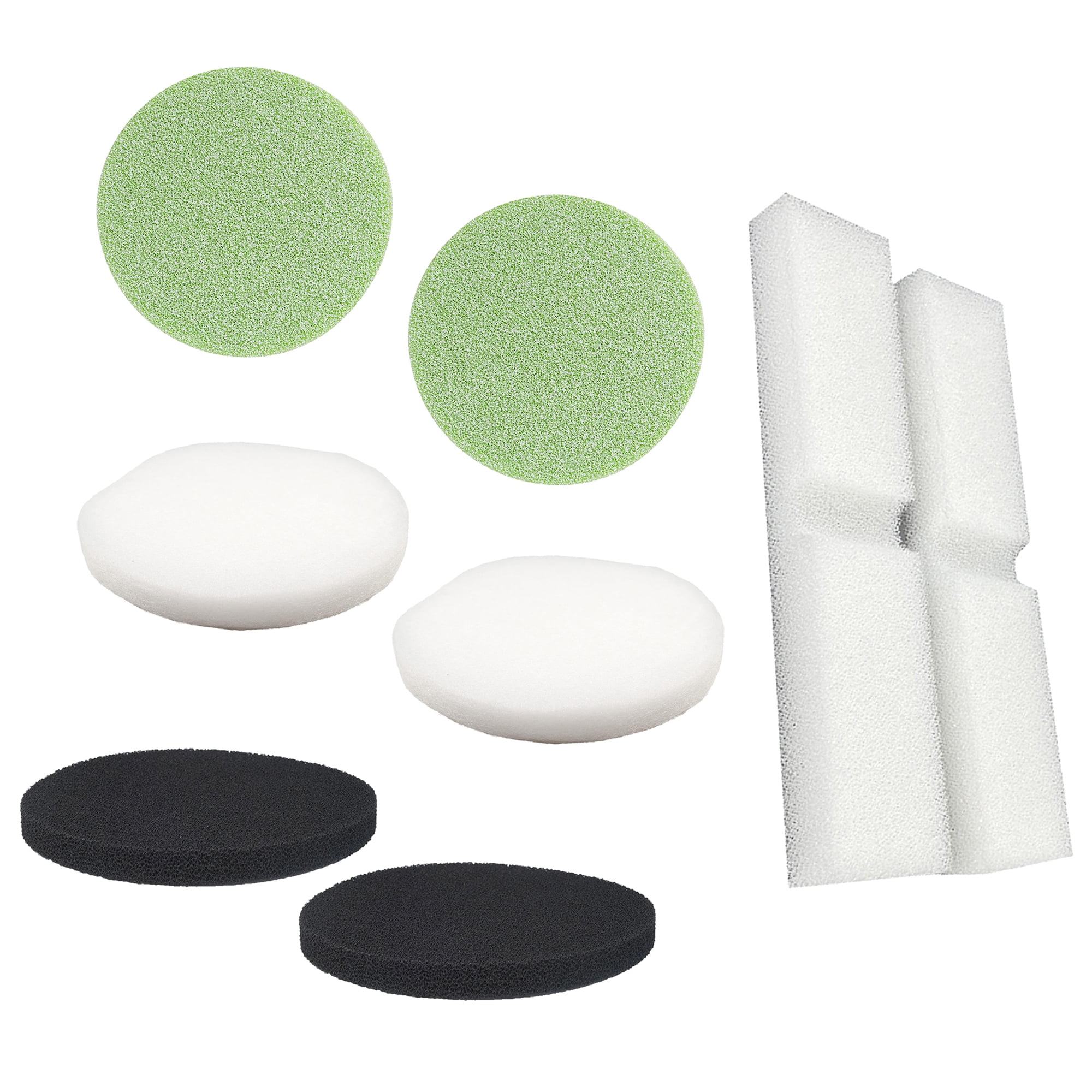 Qzbhct 2 Foam Filter & 2 Carbon Foam Pads & 2 Fine Filter Pad & 2 Phosphate Remover Pad for Fluval Fx4 FX5 FX6