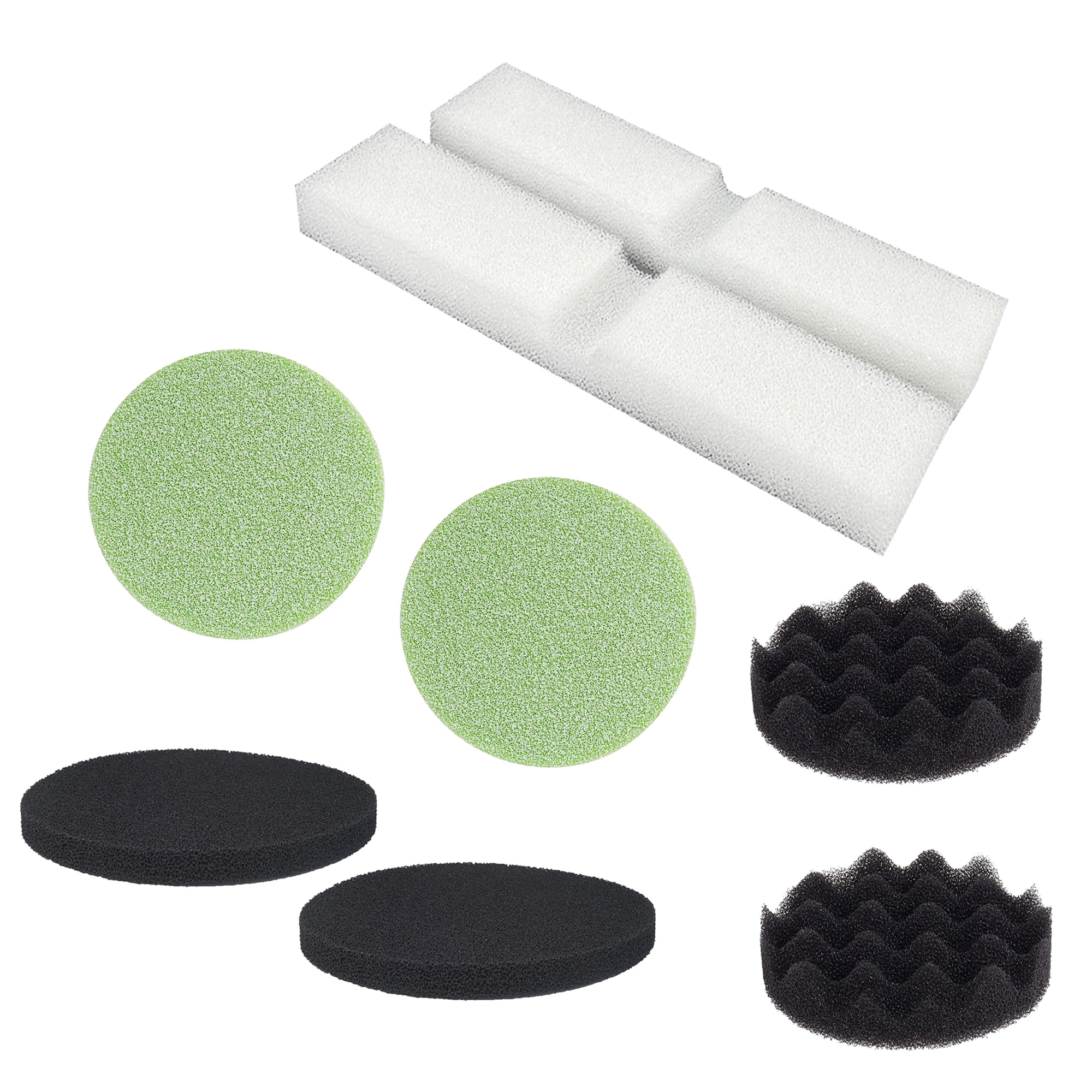 Qzbhct 2 Foam Filter & 2 Carbon Foam Pads & 2 Phosphate Remover Pad & 2 Bio-Foam Pad for Fluval Fx4 FX5 FX6