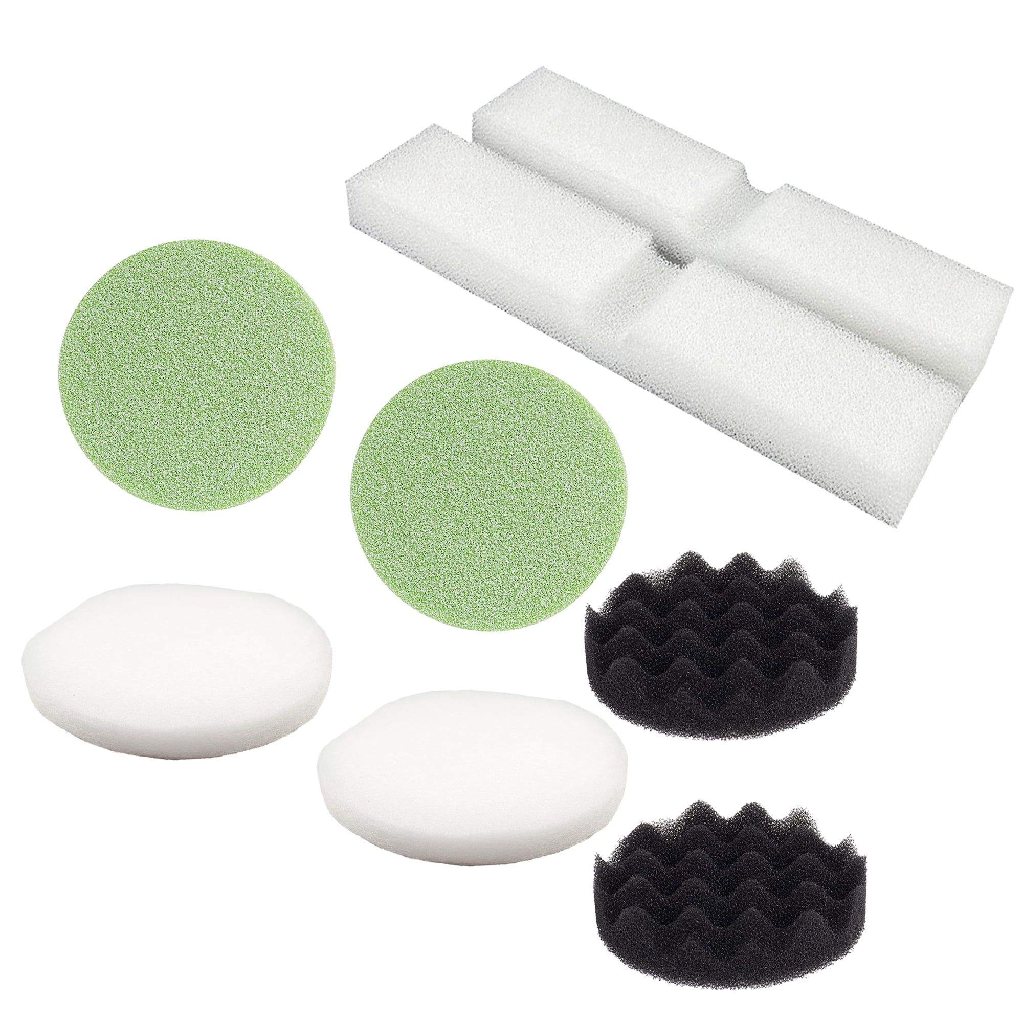 Qzbhct 2 Foam Filter & 2 Fine Filter Pad & 2 Phosphate Remover Pad & 2 Bio-Foam Pad for Fluval Fx4 FX5 FX6