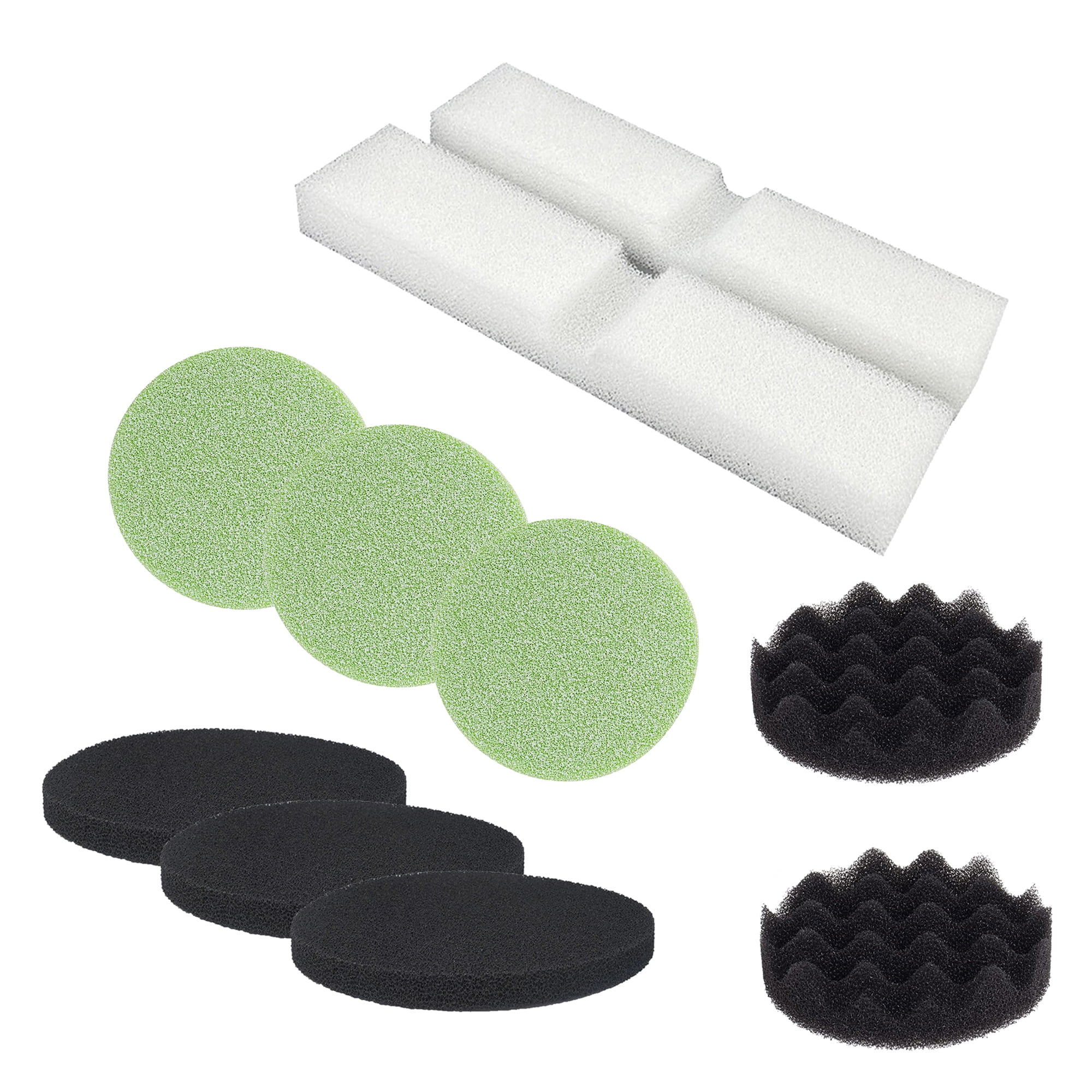 Qzbhct 2 Foam Filter & 3 Carbon Foam Pads & 3 Phosphate Remover Pad & 2 Bio-Foam Pad for Fluval Fx4 FX5 FX6