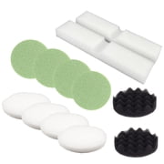 Qzbhct 2 Foam Filter & 4 Fine Filter Pad & 4 Phosphate Remover Pad & 2 Bio-Foam Pad for Fluval Fx4 FX5 FX6