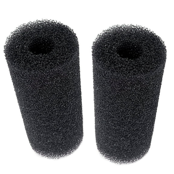 Qzbhct 2 Pack 5.9″ x 2.6 Inch Aquarium Pre-Filter Sponges Foam Filter Cartridges with 0.8" Inner Hole