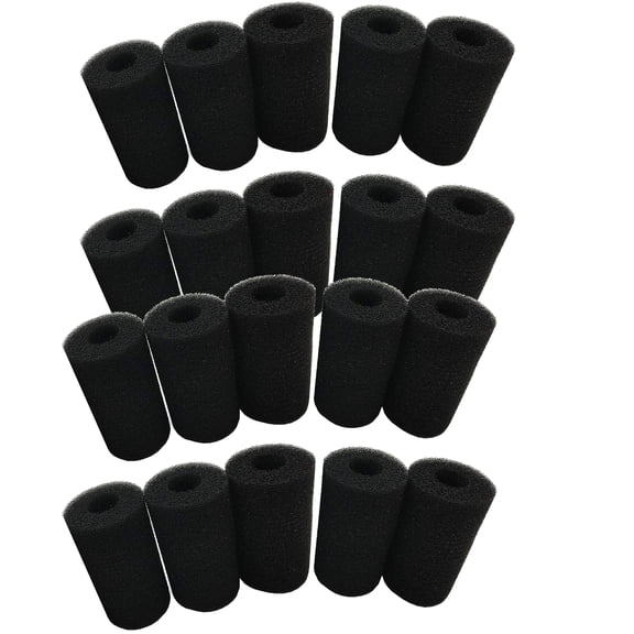 Qzbhct 20 Pack 0.39 inch Filter Foam for Hagen Fluval Edge Filtration Systems, 1.57 * 2.76 inch