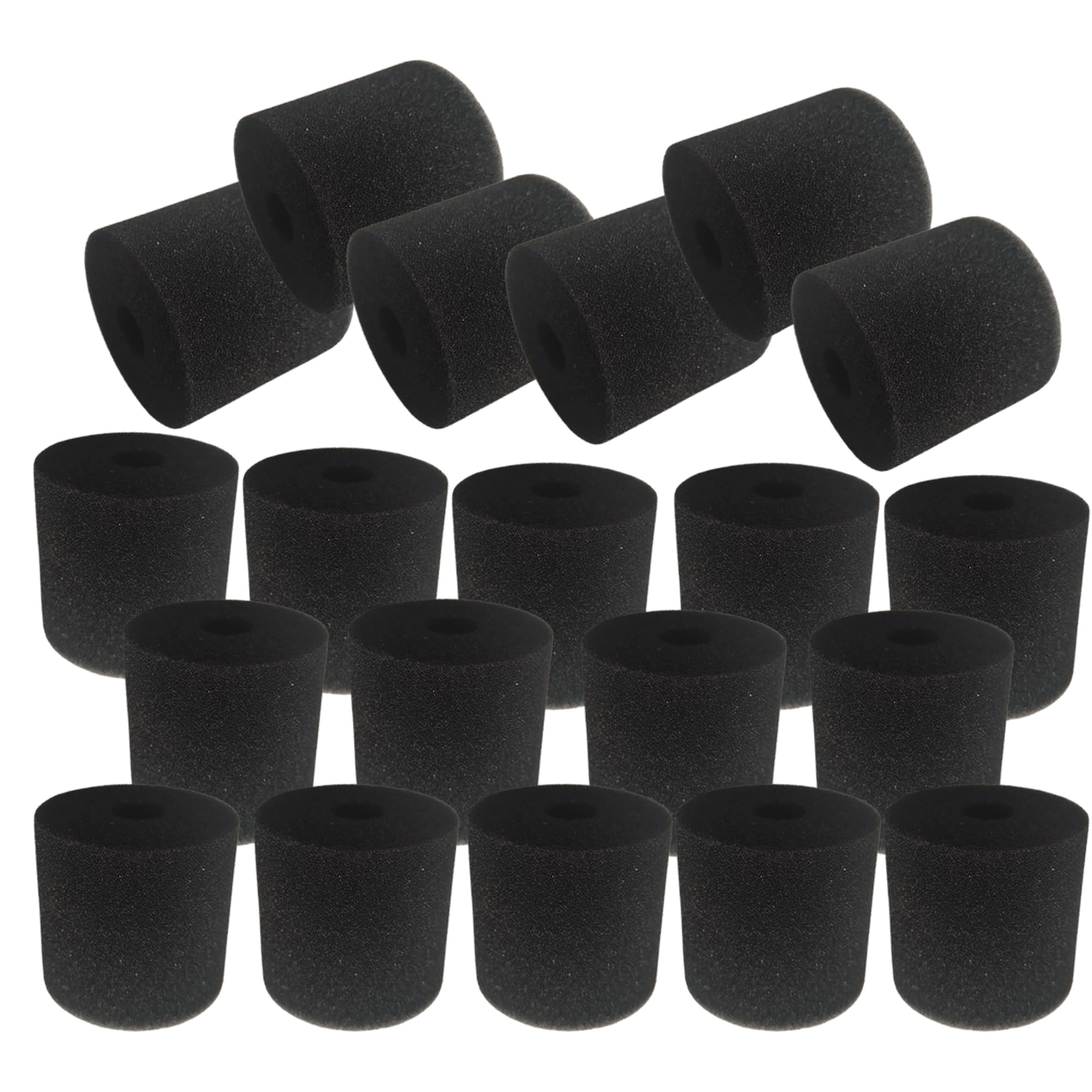 Qzbhct 20 Pcs Aquarium Bio Sponge Foam Filter Pads Compatible with Bio Master 250/350/600 Filtration Systems