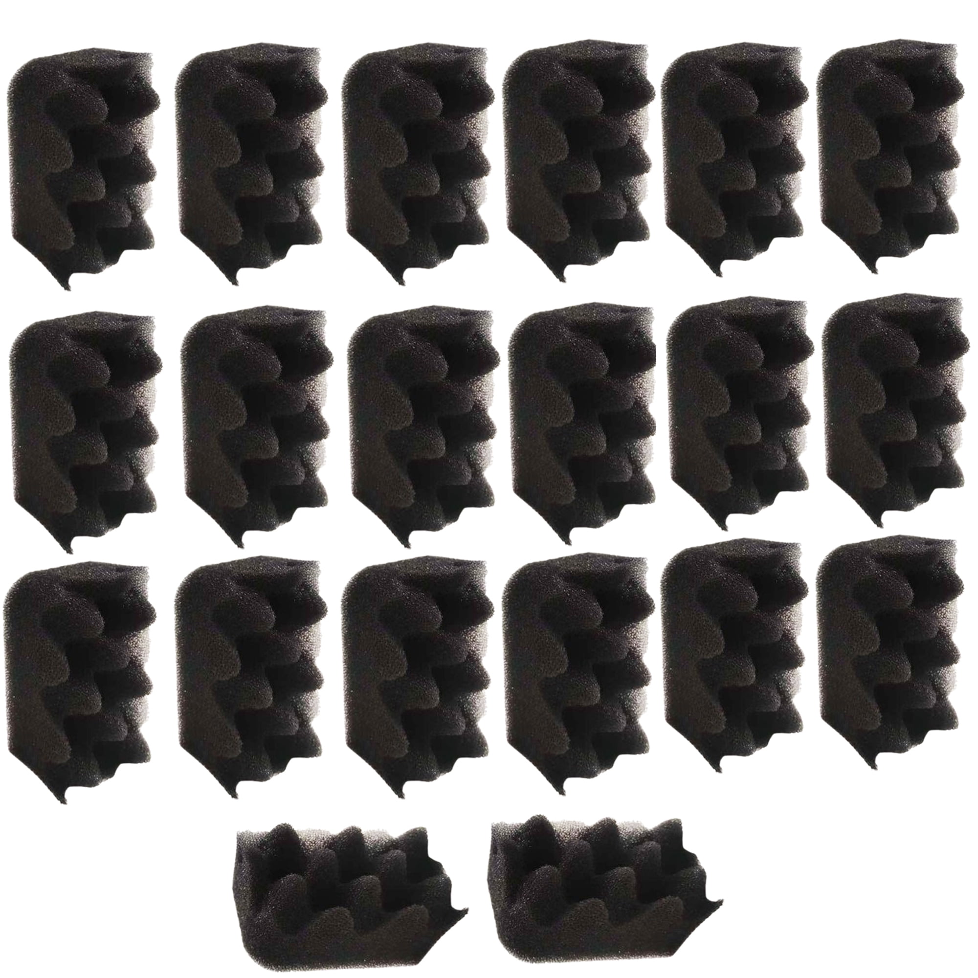 Qzbhct 20 Pcs Bio-Foam Pads for Fluval 304 305 306 404 405 406 Canister Filter Aquarium Filter Sponge Replacement