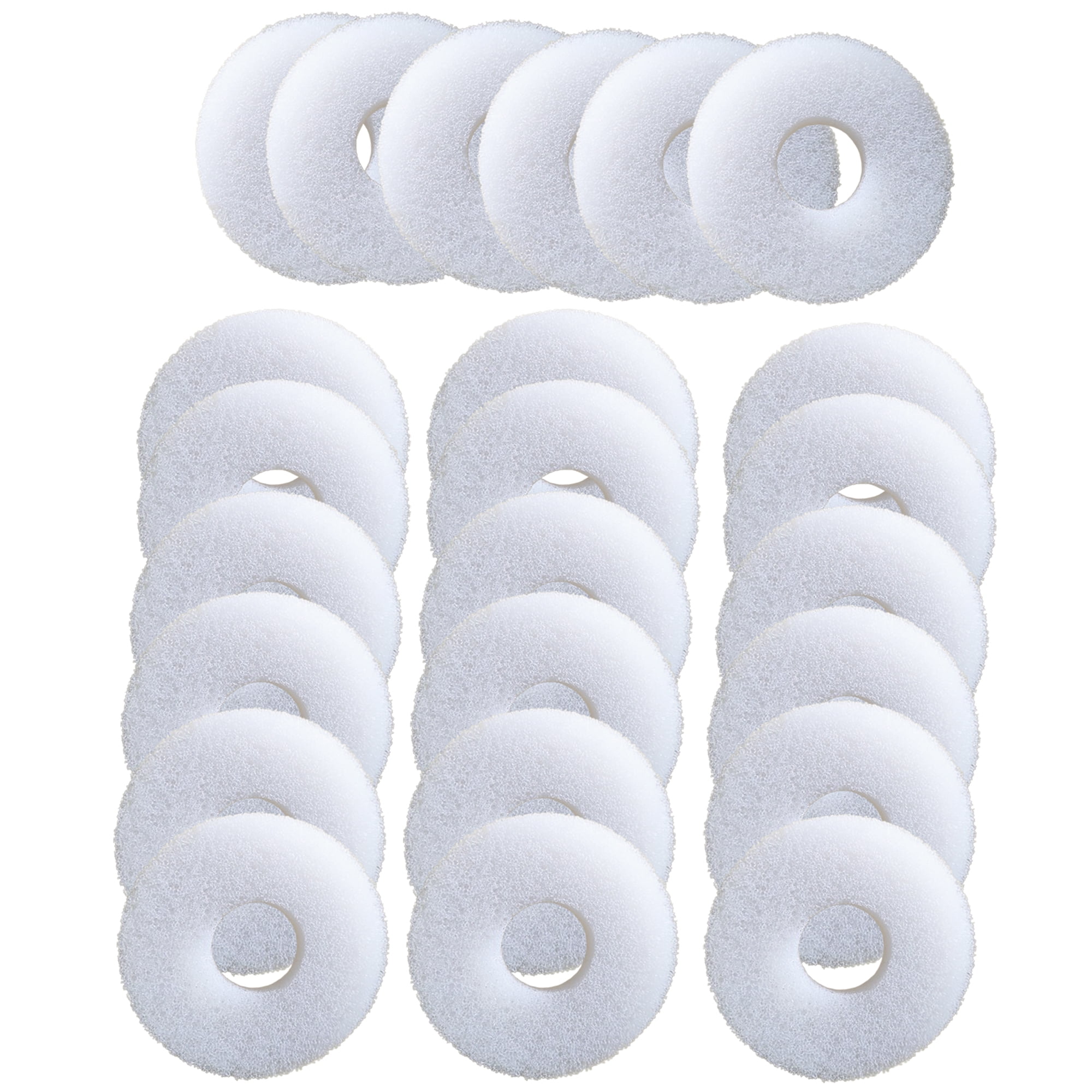 Qzbhct 24 Pcs Round Foam Filter Pads for Biorb Aquarium Bio Sponge Replacement Service Kit