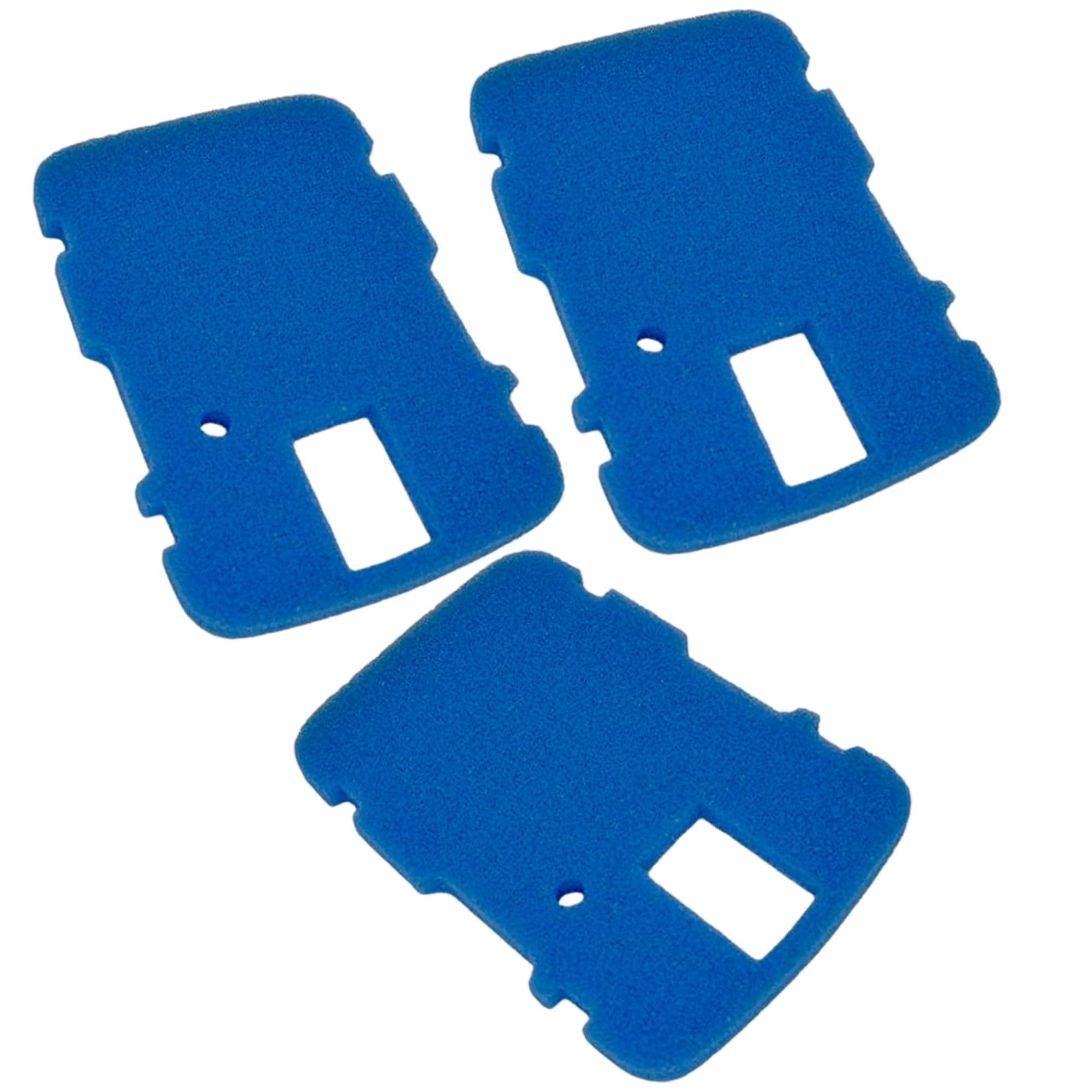 Qzbhct Blue Sponge Filter Replacement for All in One Pond Pump Filter CUF-5011 CUF-6011 CUP-6011 Filter Pad, 3 Pack