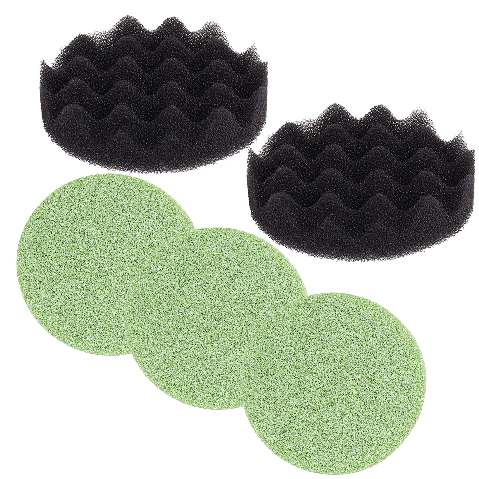 Qzbhct 3 Phosphate Remover Pad & 2 Bio-Foam Pad for Fluval Fx4 FX5 FX6 Canister Filter Aquarium Sponge Replacement