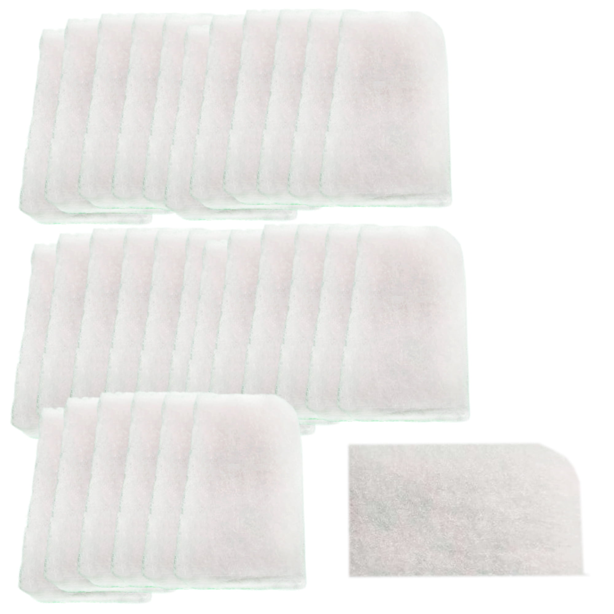 Qzbhct 30 Pcs Aquarium Fine Filter Water Polishing Pads for Fluval 304/305/306 404/405/406 Canister Filtration Systems