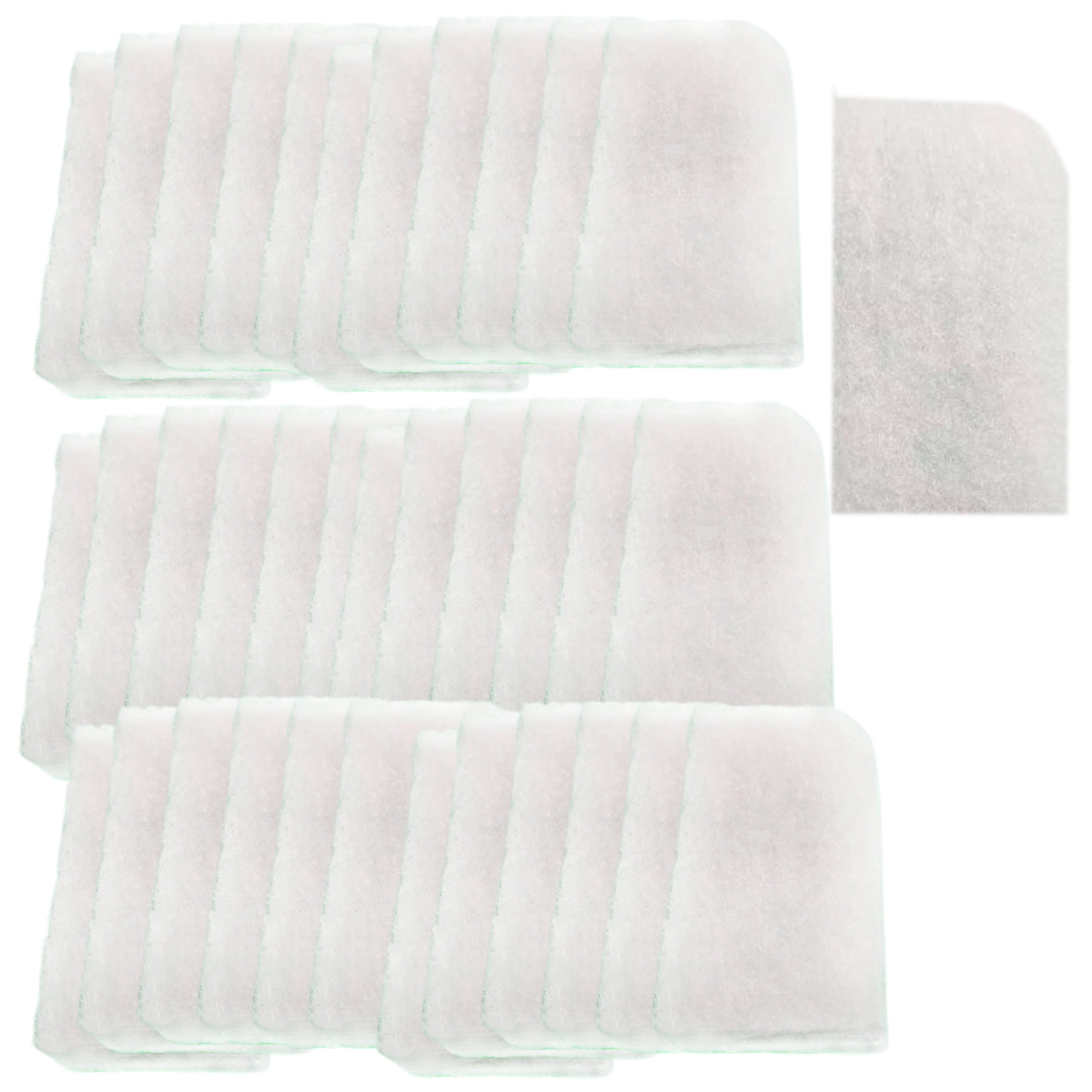 Qzbhct 36 Pcs Aquarium Fine Filter Water Polishing Pads for Fluval 304/305/306 404/405/406 Canister Filtration Systems