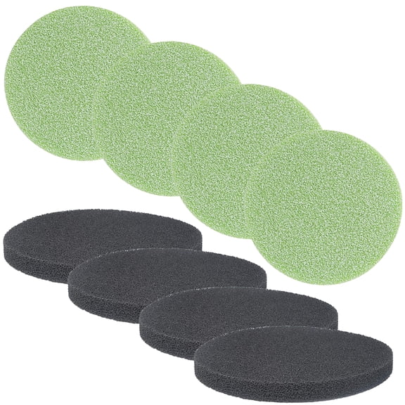 Qzbhct Carbon Foam Pads for Fluval FX4 / FX5 / FX6 Filtration Systems, 4 Carbon Foam Pads 4 Phosphate Remover Pad Filter Pads