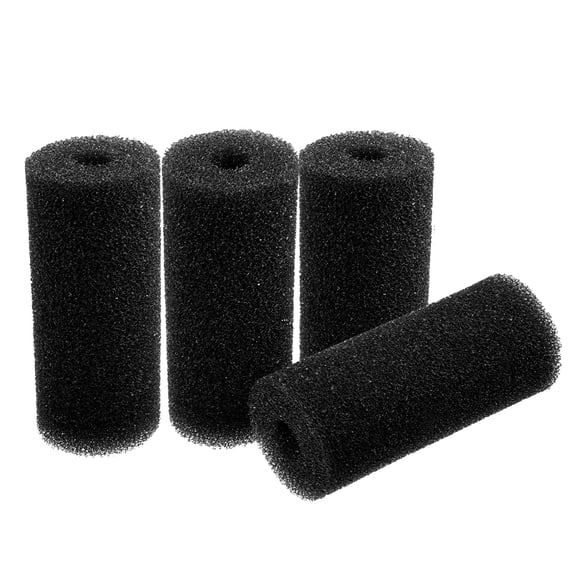 Qzbhct 4 Pack Aquarium Pre-Filter Sponges 5.9 x 2.6 Inch Foam Filter Cartridges with 0.8" Inner Hole