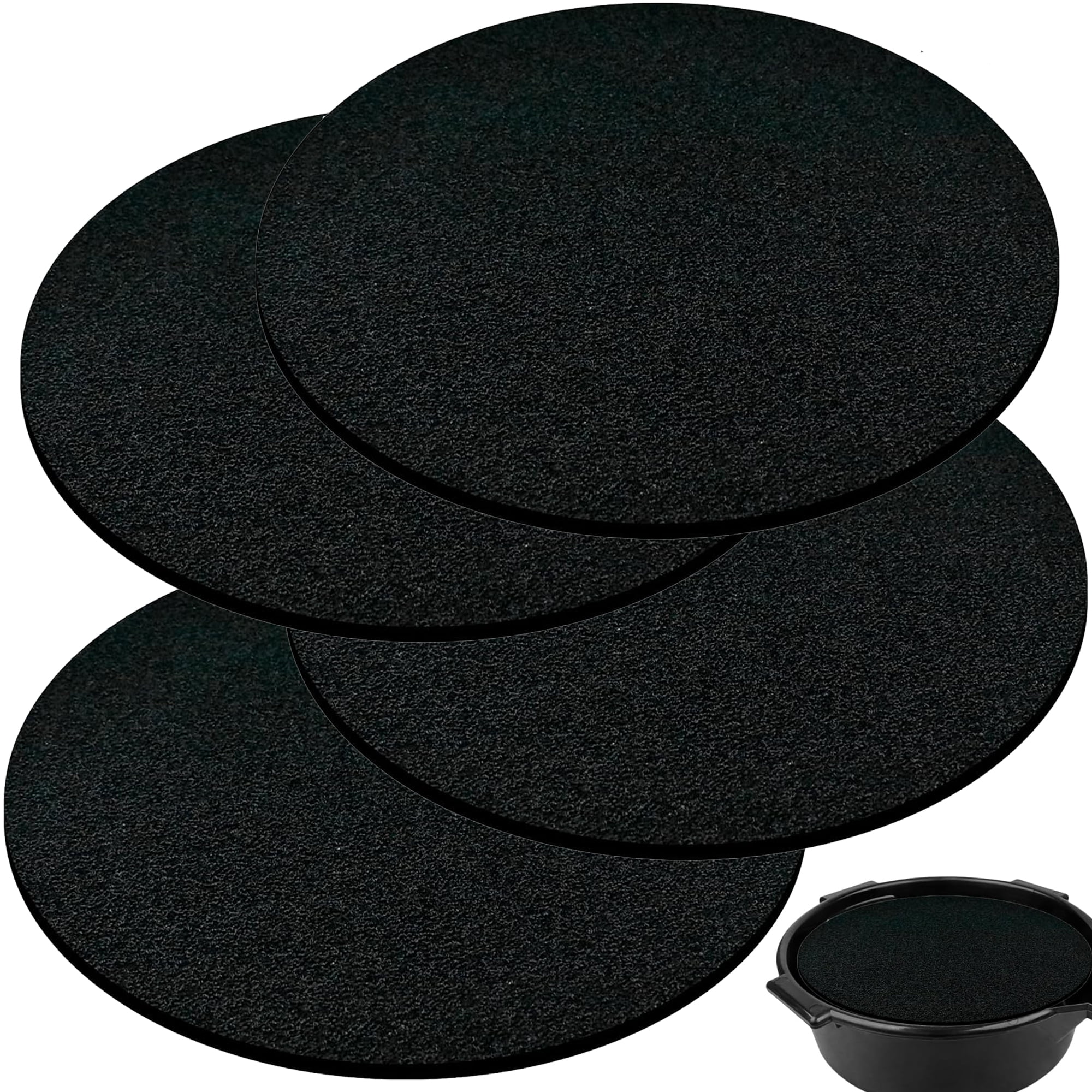Qzbhct 4 Pack Oil Pan Splash Guard for Car Transmission Oil Changing Drain Tray, 15 Inch x 0.4 Inch Trimmable Pads