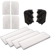 Qzbhct 4 Pcs Aquarium Fine Filter, 2 Bio-Foam, 4 Foam Filter Kit for Fluval 304/305/306 Canister Filtration Systems