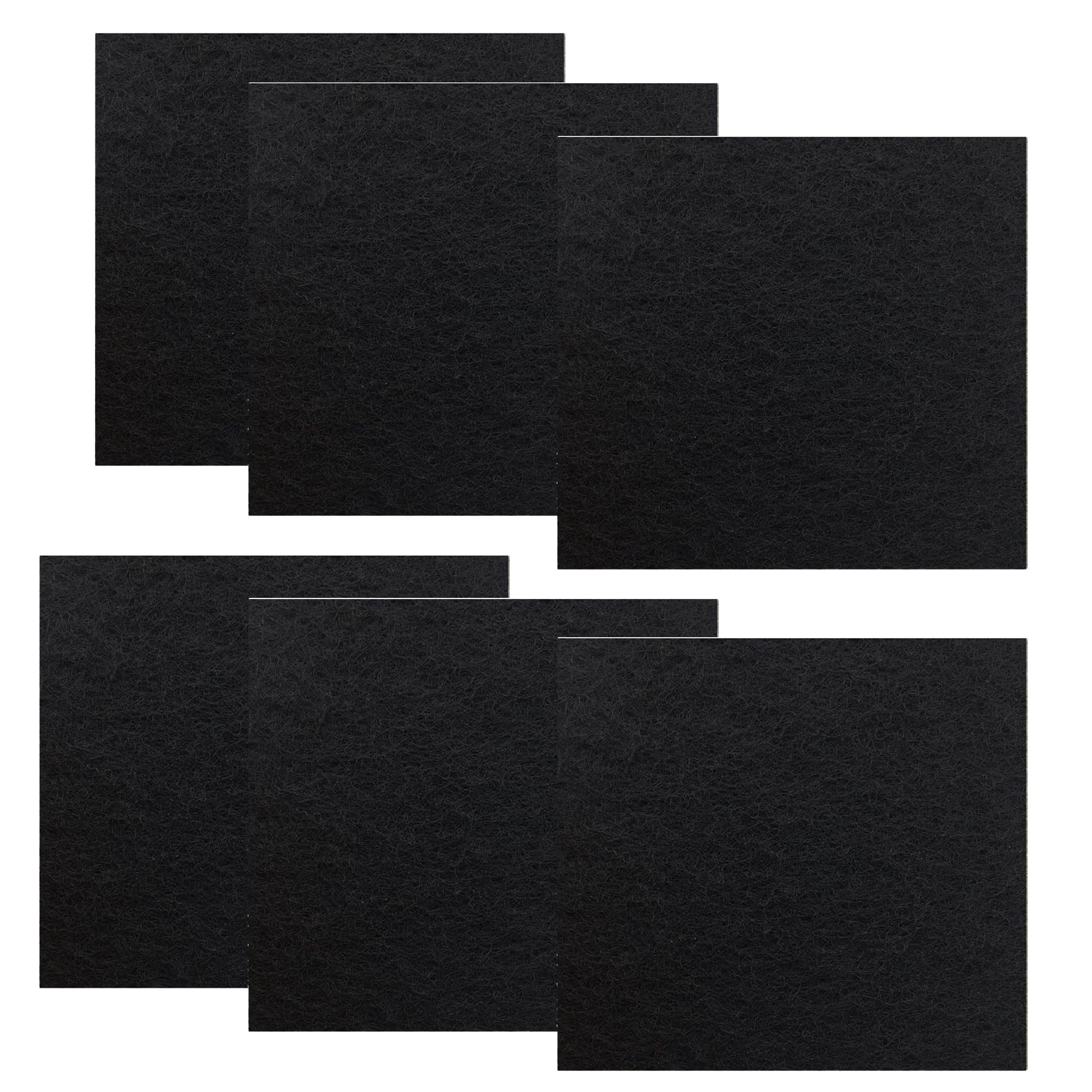 Qzbhct 6 Pack Activated Charcoal Filters for Cat Litter Boxes Charcoal