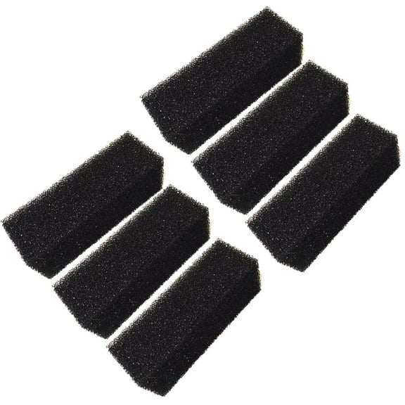 Qzbhct 6 Pack Foam Filter Pads for Aqua Clear 500/110 Foam AquaClear Replacement Black Sponge