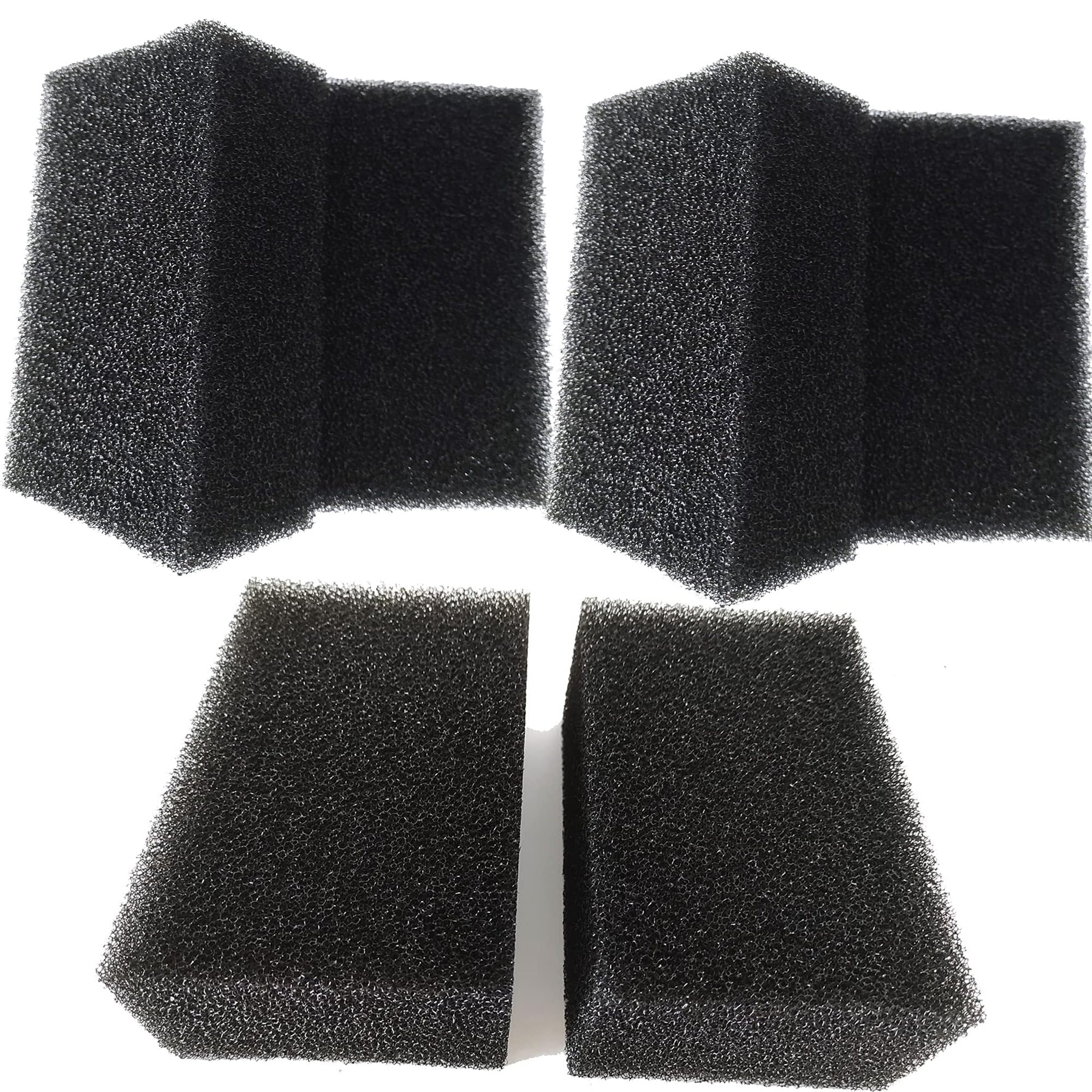 Qzbhct 6 Pack Foam Sponge Insert Cut-to-Size Bio Filter Media Pad for Aquarium Fish Tank Filtration Systems, 7.5" * 4.7" * 2.75"