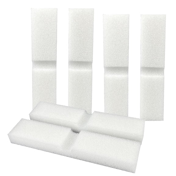 Qzbhct 6 Pcs Foam Filter Pads for Fluval Fx4 FX5 FX6 Canister Filter Aquarium Bio Sponge Replacement