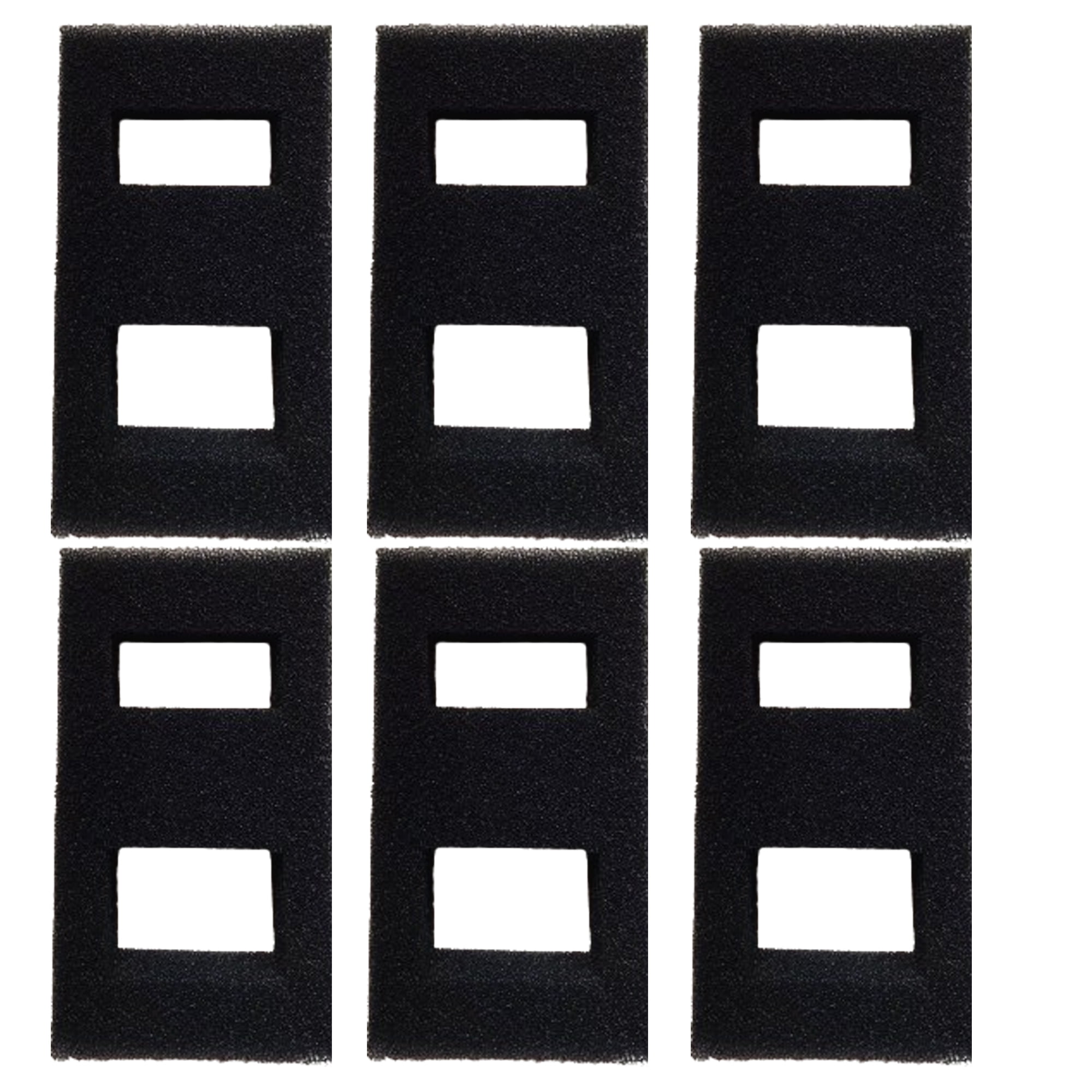 Qzbhct 6 Pcs Foam Filter Pads for Fluval SPEC Aquarium Bio Sponge Replacement Fish Tank Aquarium