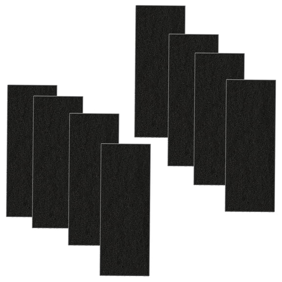 Qzbhct 8 Activated Carbon Filters for Nature's Miracle Oval Hooded Flip Top Cat Litter Box, 8" x 3"