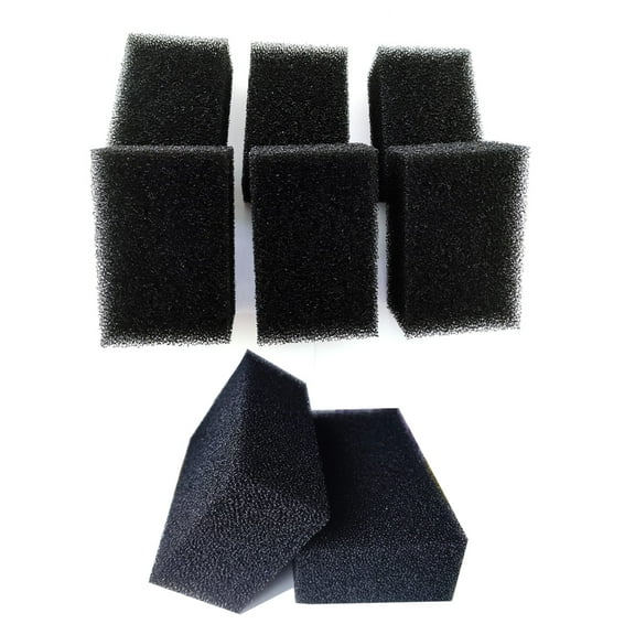 Qzbhct 8 Pack Foam Sponge Insert Cut-to-Size Filter Foam Sponges for Aqua Clear 70 70-Gallon AquaClear Filtration Systems