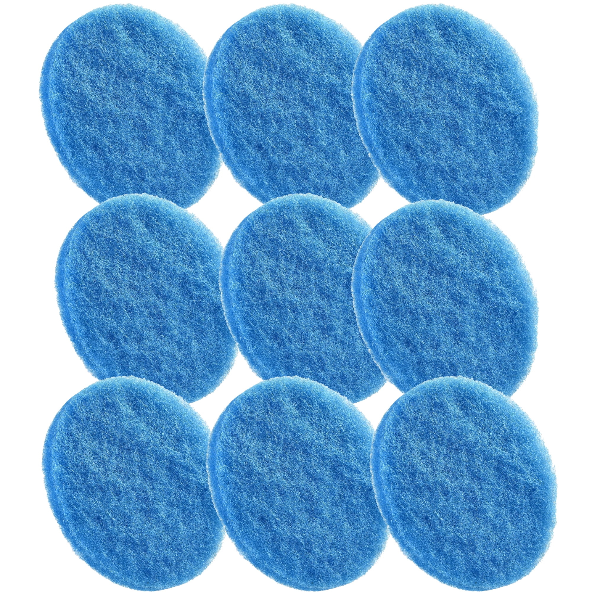 Qzbhct 9 Pcs Blue Fine Filter Pad for Fluval Fx4 FX5 FX6 Canister Filter Aquarium Filter Sponge Replacement