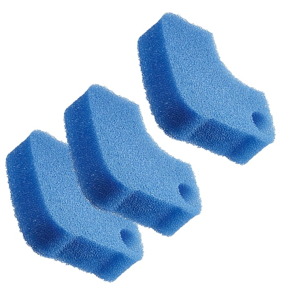Qzbhct 3 Pcs 20Ppi Blue Aquarium Sponge Foam Filter Pads Compatible with Bio Master 250/350/600 Filtration Systems