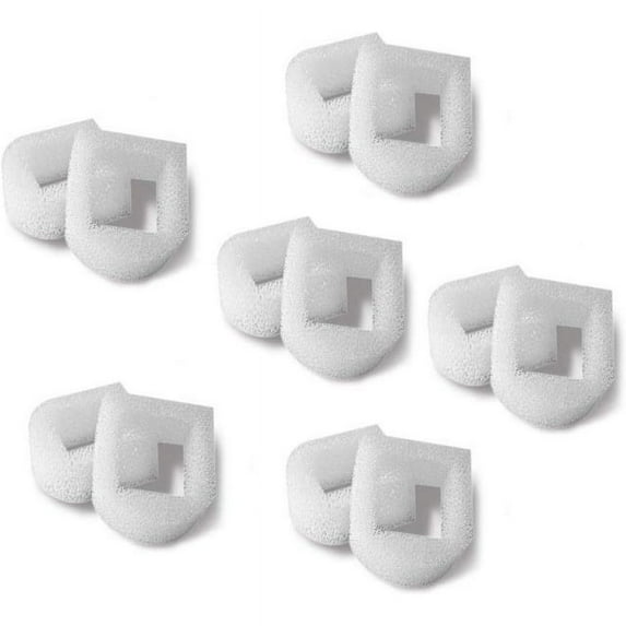 Qzbhct Cat Water Fountain Filter Replacement for Drinkwell Stainless Steel 360 Water Fountain (12 Pack)