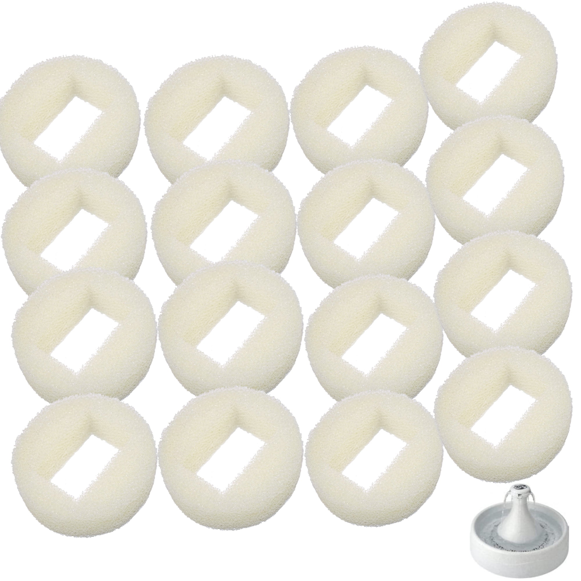 Qzbhct Foam Pre Filter fit for Drinkwell 360 Premier Plastic Cat Fountains,Not Suitable for Stainless Steel Fountain (16 Pack)